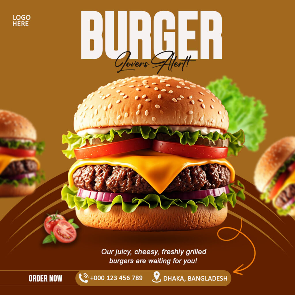 Juicy Burger In Dhaka